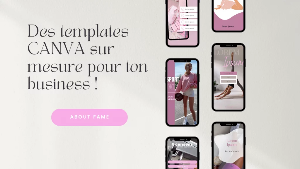 retrouvez des templates canva déjà prête pour vos business